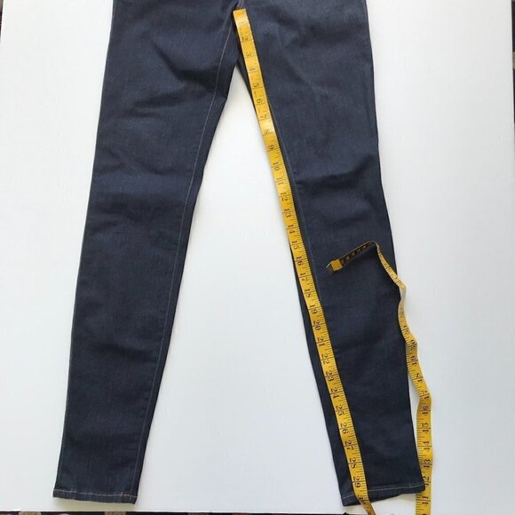 J BRAND 'STARLESS’ JEAN LEGGINGS, Dark blue Low-rise, stretch mid weight 27x30 - Picture 11 of 15